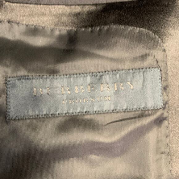 BURBERRY PRORSUM Size 38 Black Wool Mohair Silk Tuxedo Sport Coat - Picture 8 of 9